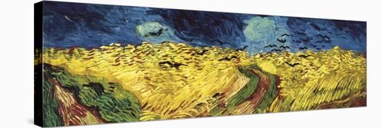 Wheat Field with Crows-Vincent van Gogh-Stretched Canvas