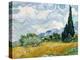 Wheat Field with Cypresses-Vincent van Gogh-Premier Image Canvas