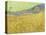 Wheat Fields with Reaper, Auvers-Vincent van Gogh-Premier Image Canvas