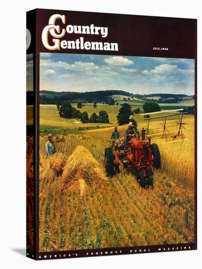 "Wheat Harvest," Country Gentleman Cover, July 1, 1945-F.P. Sherry-Premier Image Canvas
