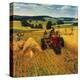 "Wheat Harvest,"July 1, 1945-F.P. Sherry-Premier Image Canvas