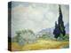 Wheatfield with Cypresses, 1889-Vincent van Gogh-Premier Image Canvas