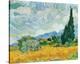 Wheatfield with Cypresses-Vincent van Gogh-Stretched Canvas