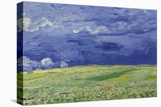 Wheatfields under Thunderclouds, 1890-Vincent van Gogh-Premier Image Canvas