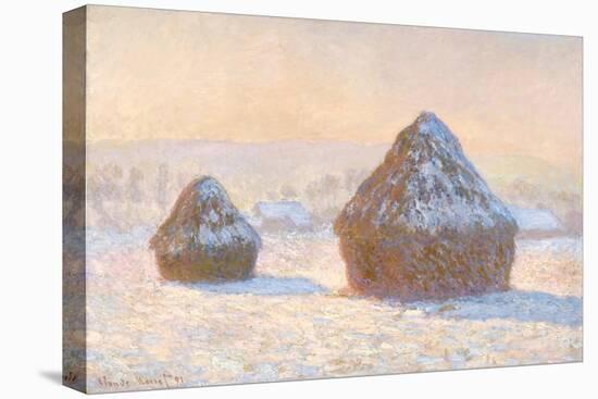 Wheatstacks, 1891-Claude Monet-Premier Image Canvas