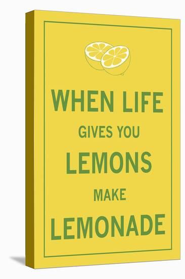 When Life Gives You Lemons-The Vintage Collection-Stretched Canvas