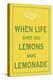 When Life Gives You Lemons-The Vintage Collection-Stretched Canvas