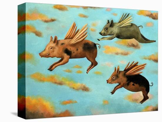 When Pigs Fly-Leah Saulnier-Premier Image Canvas