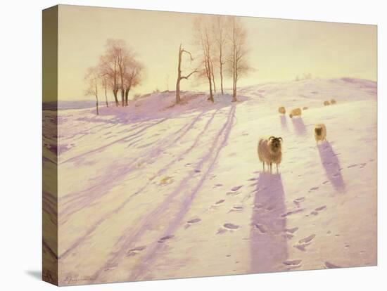 When Snow the Pasture Sheets-Joseph Farquharson-Premier Image Canvas