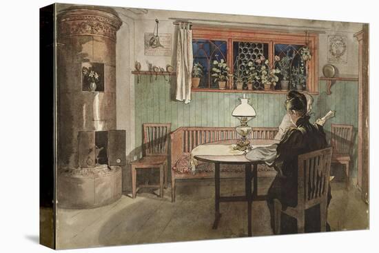 When the Children have Gone to Bed, from 'A Home' series, c.1895-Carl Larsson-Premier Image Canvas