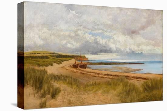 When the Tide Is Low - Maer Rocks, Exmouth, C.1870-James Bruce Birkmyer-Premier Image Canvas