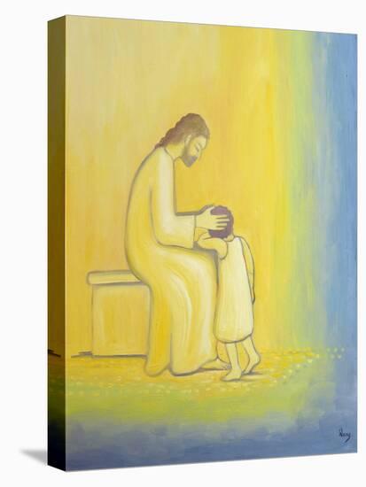 When We Repent of Our Sins Jesus Christ Looks on Us with Tenderness, 1995-Elizabeth Wang-Premier Image Canvas