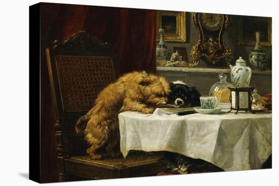 While Masters Away-Henriette Ronner-Knip-Premier Image Canvas