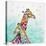 Whimsical Giraffes-Walela R.-Stretched Canvas