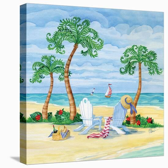 Whimsy Bay Chairs I-Paul Brent-Stretched Canvas