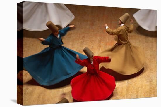 Whirling Dervishes at the Dervishes Festival, Konya, Central Anatolia, Turkey, Asia Minor, Eurasia-Bruno Morandi-Premier Image Canvas