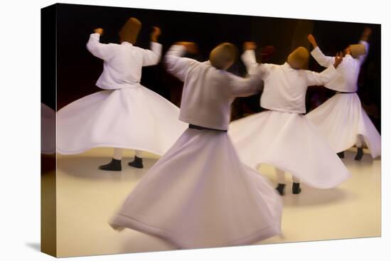 Whirling dervishes dancing, Goreme, Cappadocia, Turkey-Keren Su-Premier Image Canvas