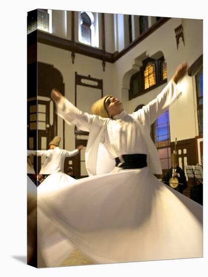 Whirling Dervishes, Istanbul, Turkey-Neil Farrin-Premier Image Canvas