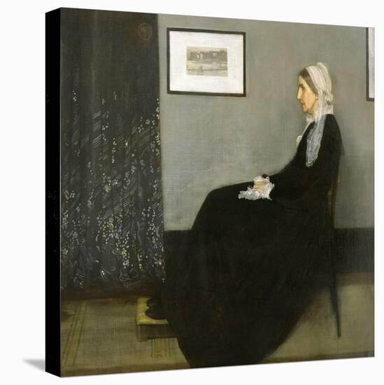 Whistler’s Mother, 1871-James Abbott McNeill Whistler-Stretched Canvas