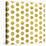 White and Gold Pattern. Abstract Geometric Modern Polka Dot Background. Vector Illustration.Shiny B-Lami Ka-Stretched Canvas