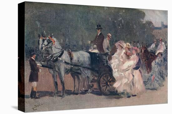 'White and Pink Tulle. - In The Park', c1900-Albert Ludovici-Premier Image Canvas