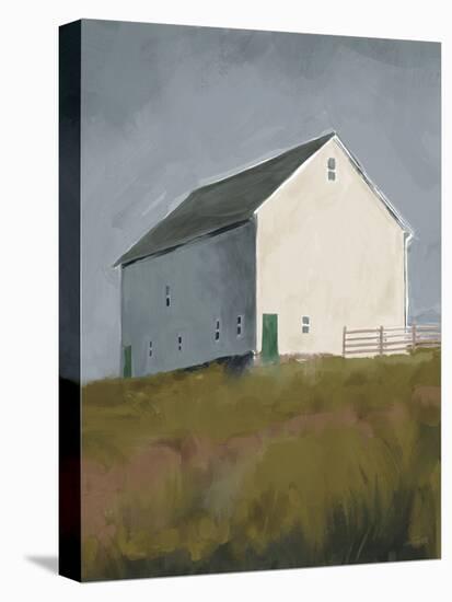 White Barn Crop-Anne Tavoletti-Stretched Canvas