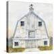 White Barn Gray Trim 2-Patti Bishop-Stretched Canvas