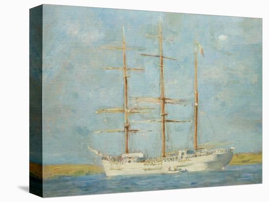 White Barque-Henry Scott Tuke-Premier Image Canvas