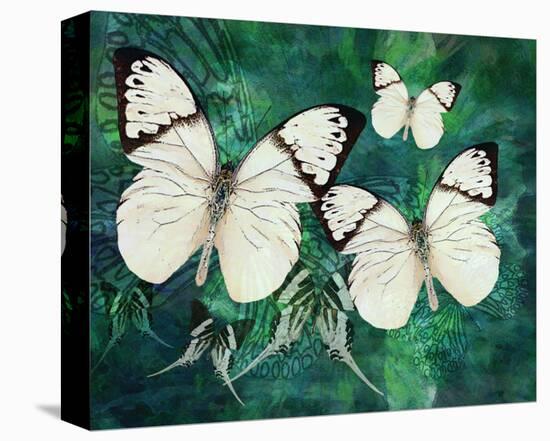 White Butterfly Fantasy-Melinda Bradshaw-Stretched Canvas