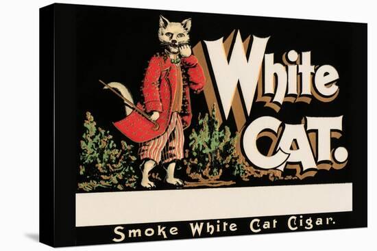 White Cat Brand Cigars-null-Stretched Canvas