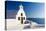 White church overlooking sea, Oia, Santorini, Cyclades-Ed Hasler-Premier Image Canvas