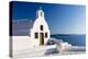 White church overlooking sea, Oia, Santorini, Cyclades-Ed Hasler-Premier Image Canvas