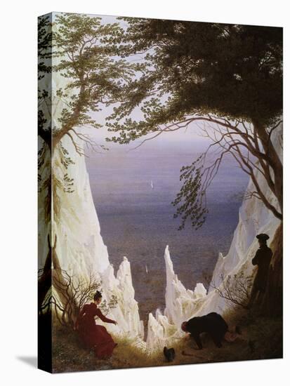 White Cliffs of Ruegen-Caspar David Friedrich-Premier Image Canvas