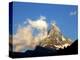 White Clouds and the Matterhorn, Zermatt,Valais, Swiss Alps, Switzerland, Europe-Hans Peter Merten-Premier Image Canvas