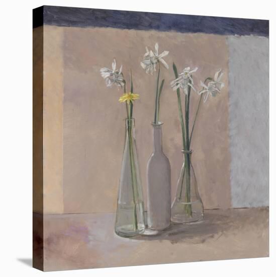 White Daffs & Dandelion, 2009-William Packer-Premier Image Canvas