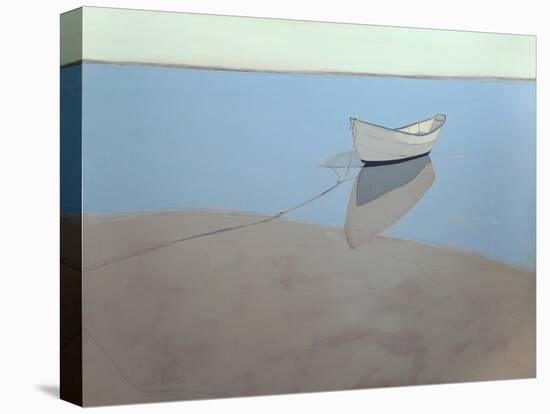 White Dory-John Rufo-Stretched Canvas