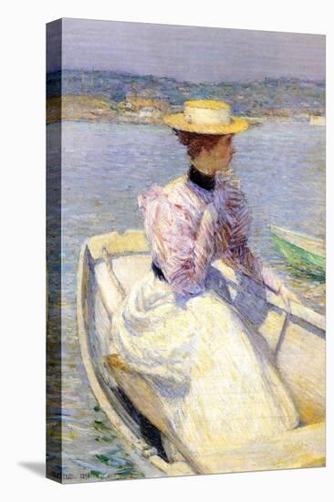 White Dory-Childe Hassam-Stretched Canvas