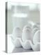 White Eggs in an Egg Holder-Alena Hrbkova-Premier Image Canvas