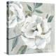 White Floral II-Aria K-Stretched Canvas