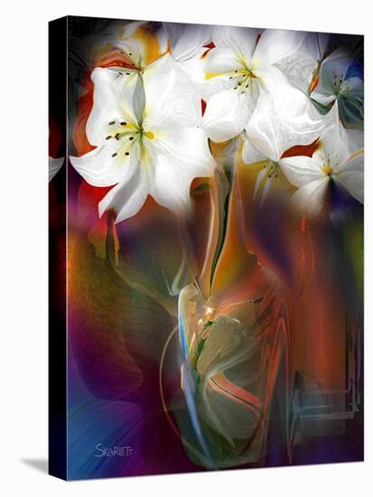 White Flowers-Skarlett-Premier Image Canvas