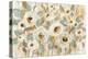 White Gold and Sage Floral-Silvia Vassileva-Stretched Canvas