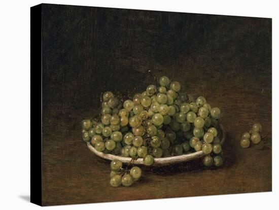 White Grapes on a Plate-Henri Fantin-Latour-Premier Image Canvas