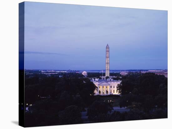 White House Presidential Mansion-Carol Highsmith-Stretched Canvas