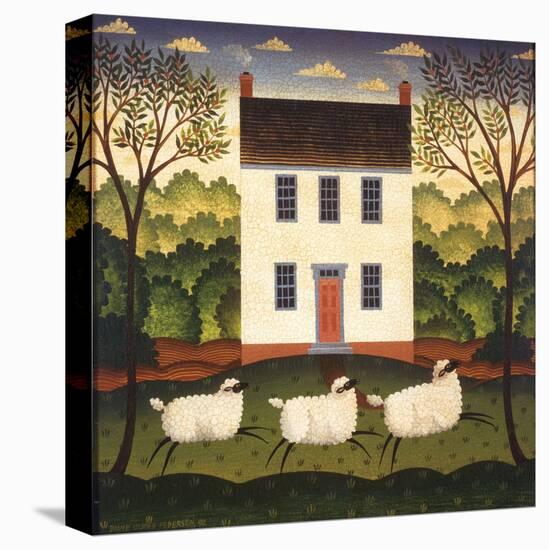 White House-Diane Ulmer Pedersen-Stretched Canvas