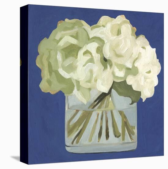 White Hydrangeas II-Emma Scarvey-Stretched Canvas