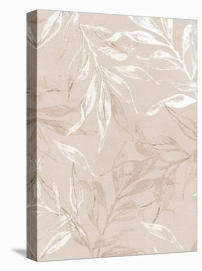 White Leaves 2-Design Fabrikken-Stretched Canvas