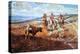 White Man's Buffalo-Charles Marion Russell-Stretched Canvas