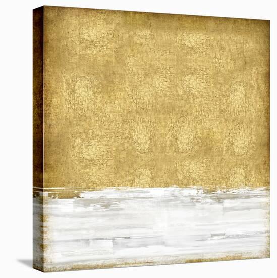 White on Gold I-Sofia Gordon-Stretched Canvas