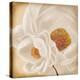 White Peonies II-Vivien Rhyan-Stretched Canvas