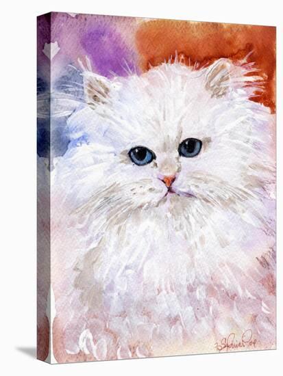 white persian cat,pets,family-sylvia pimental-Stretched Canvas